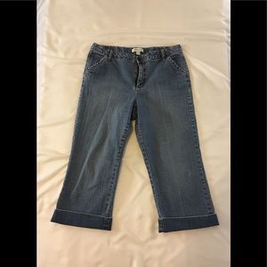Coldwater Creek Capri Cuffed Jeans